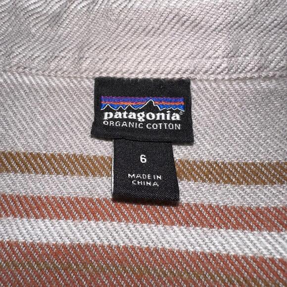 Patagonia Women’s Fjord Button Up Flannel Long Sleeve Size 6 EUC - Picture 3 of 7